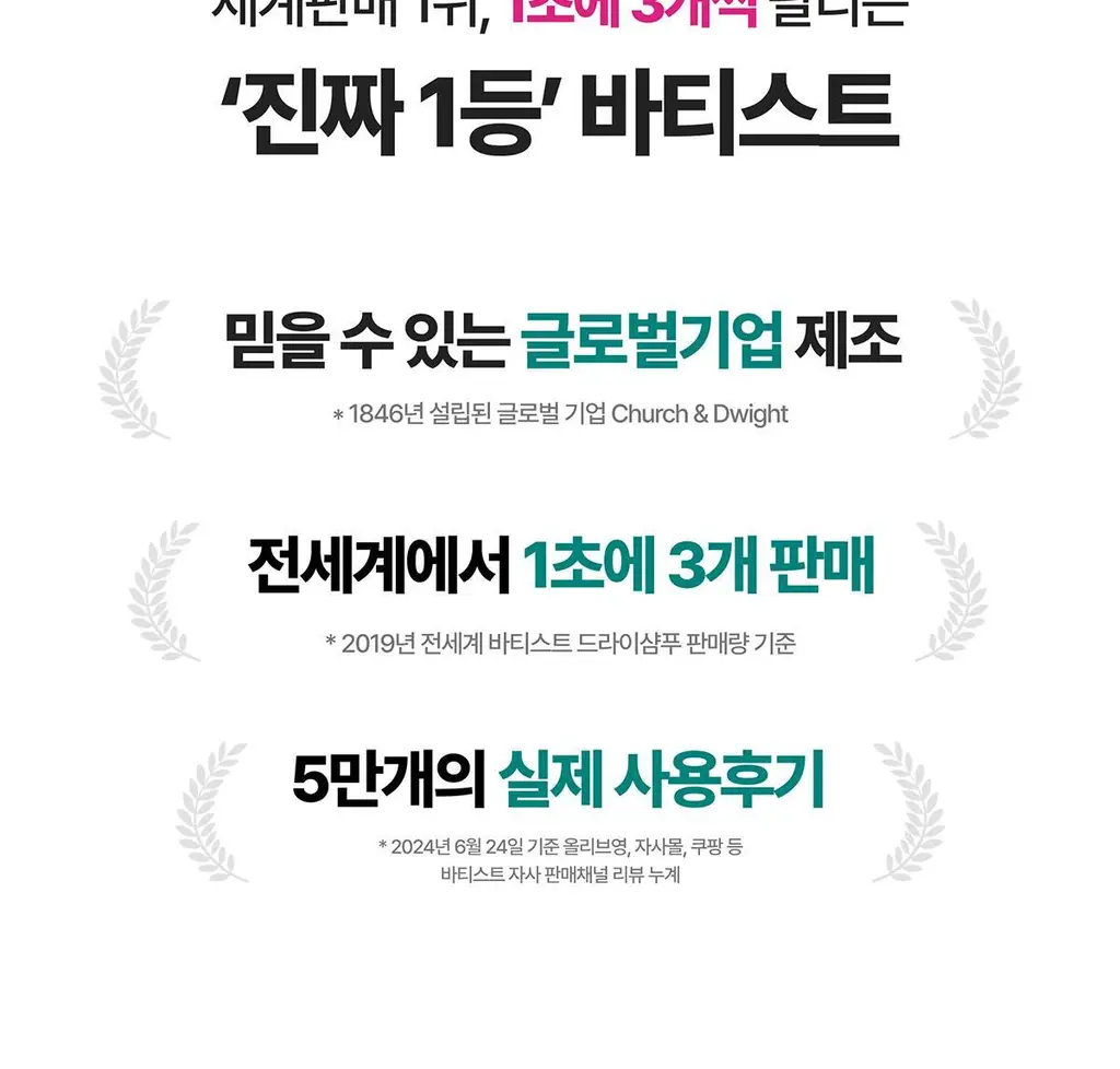 [유분순삭/뽀송] 바티스트 드라이샴푸 50ml/200ml 14종 택 1 상세페이지 6